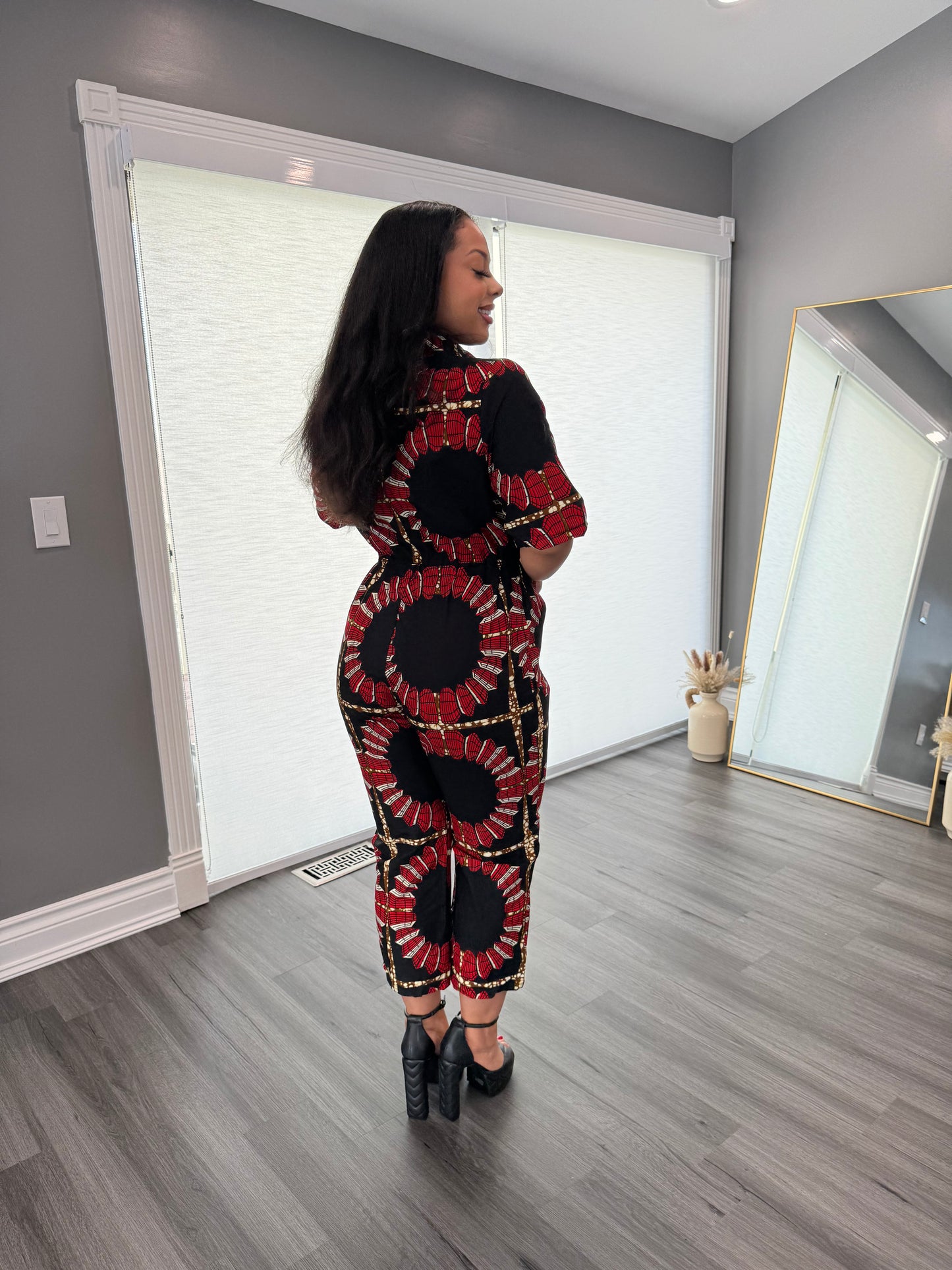 Mansa African Print Jumpsuit