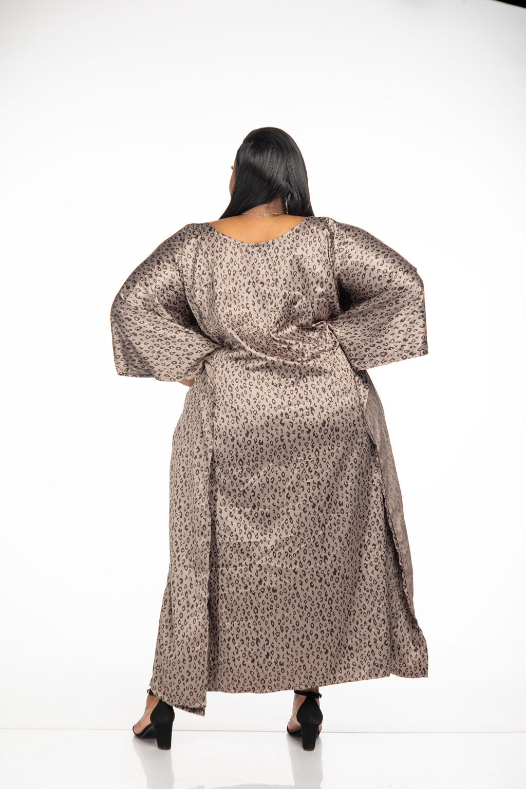 African colorful bubu worn by a woman