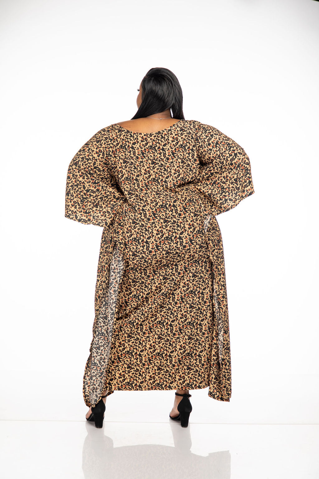 African colorful bubu worn by a woman