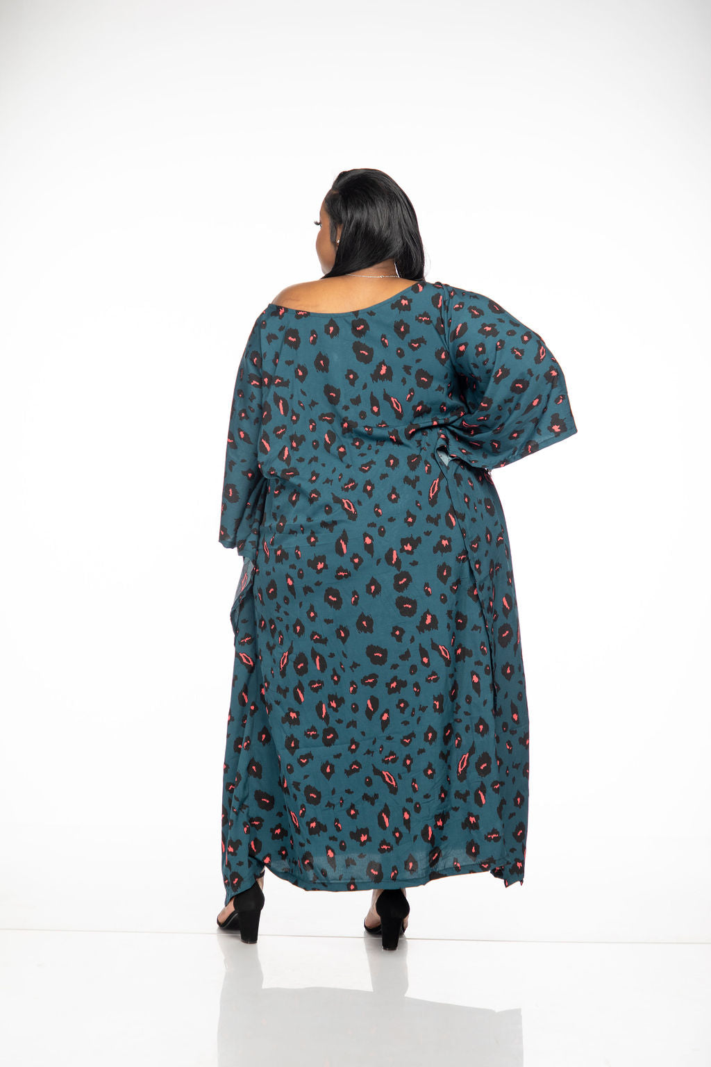 African colorful bubu worn by a woman