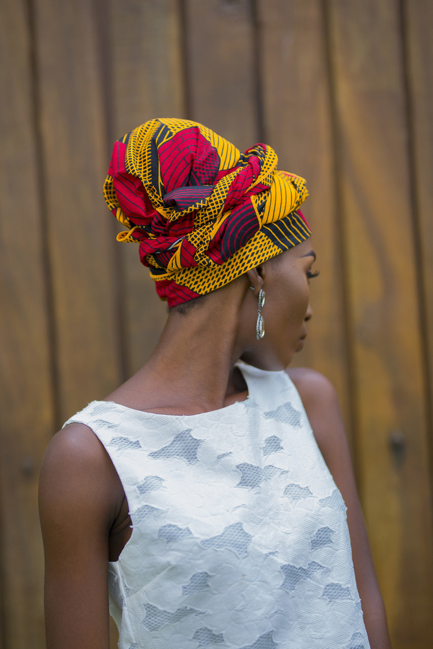 Reol African Print Headwrap
