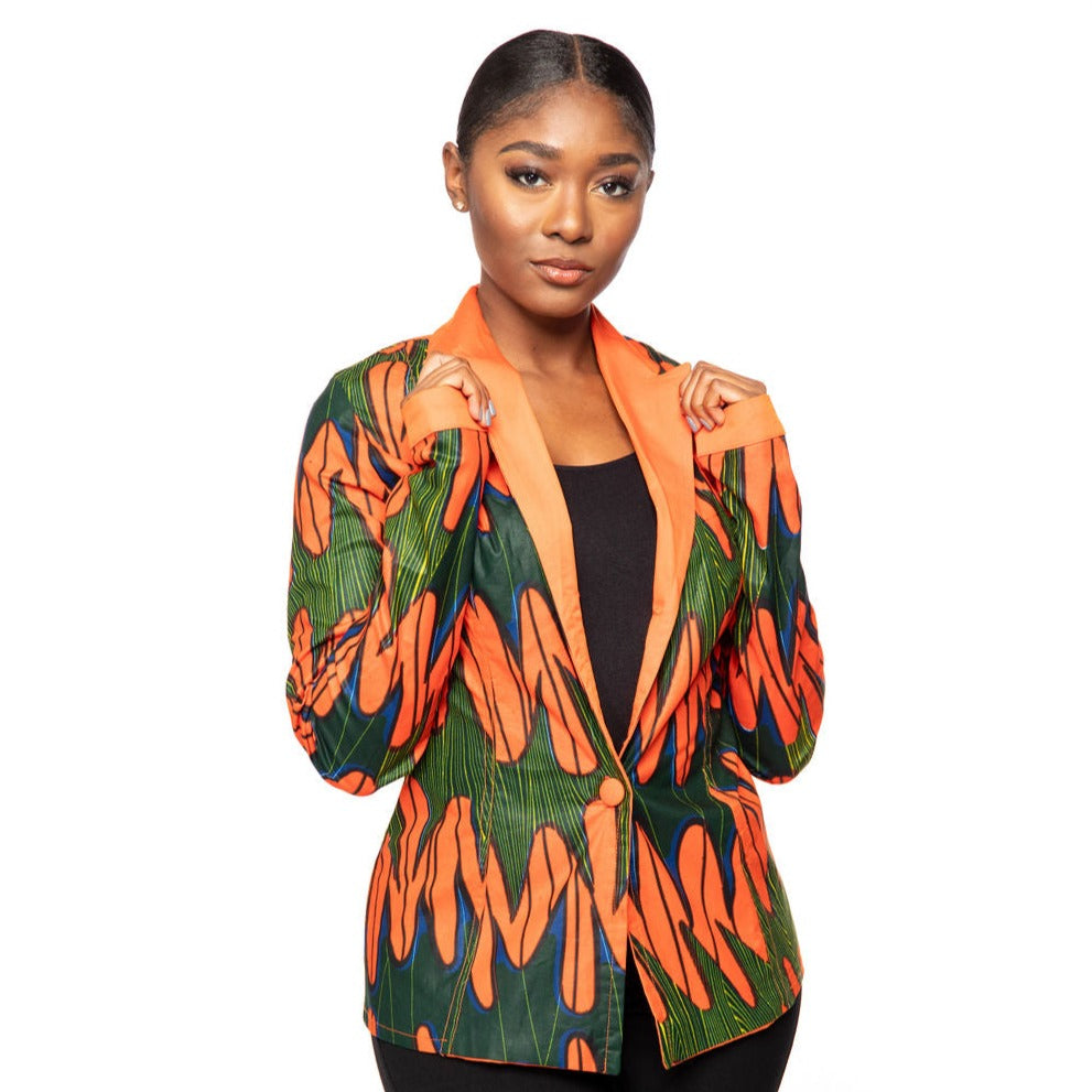 Blazer estampado africano Monifa