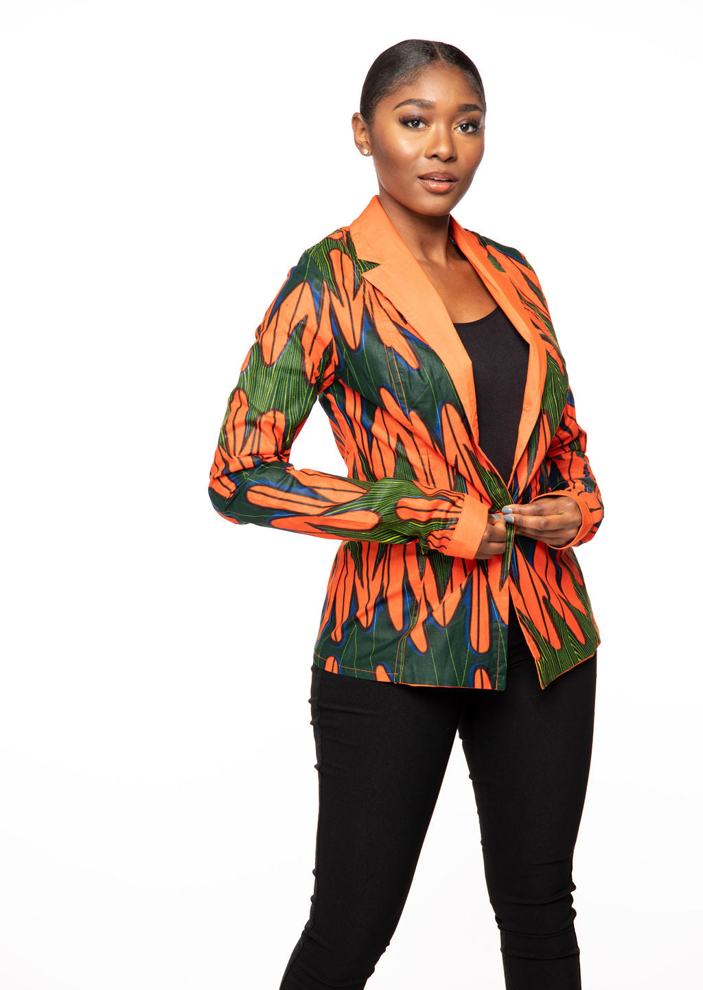 Blazer estampado africano Monifa