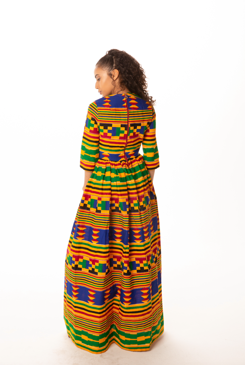 Women ready to wear african print dress