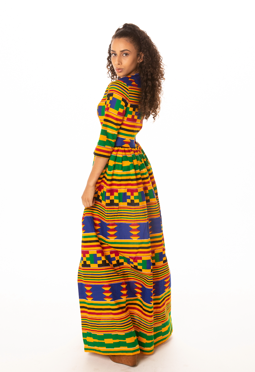 Women ready to wear african print dress