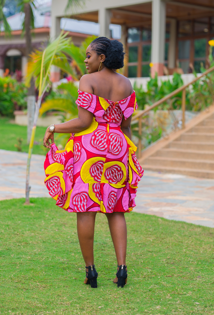Arjana African Print Dress