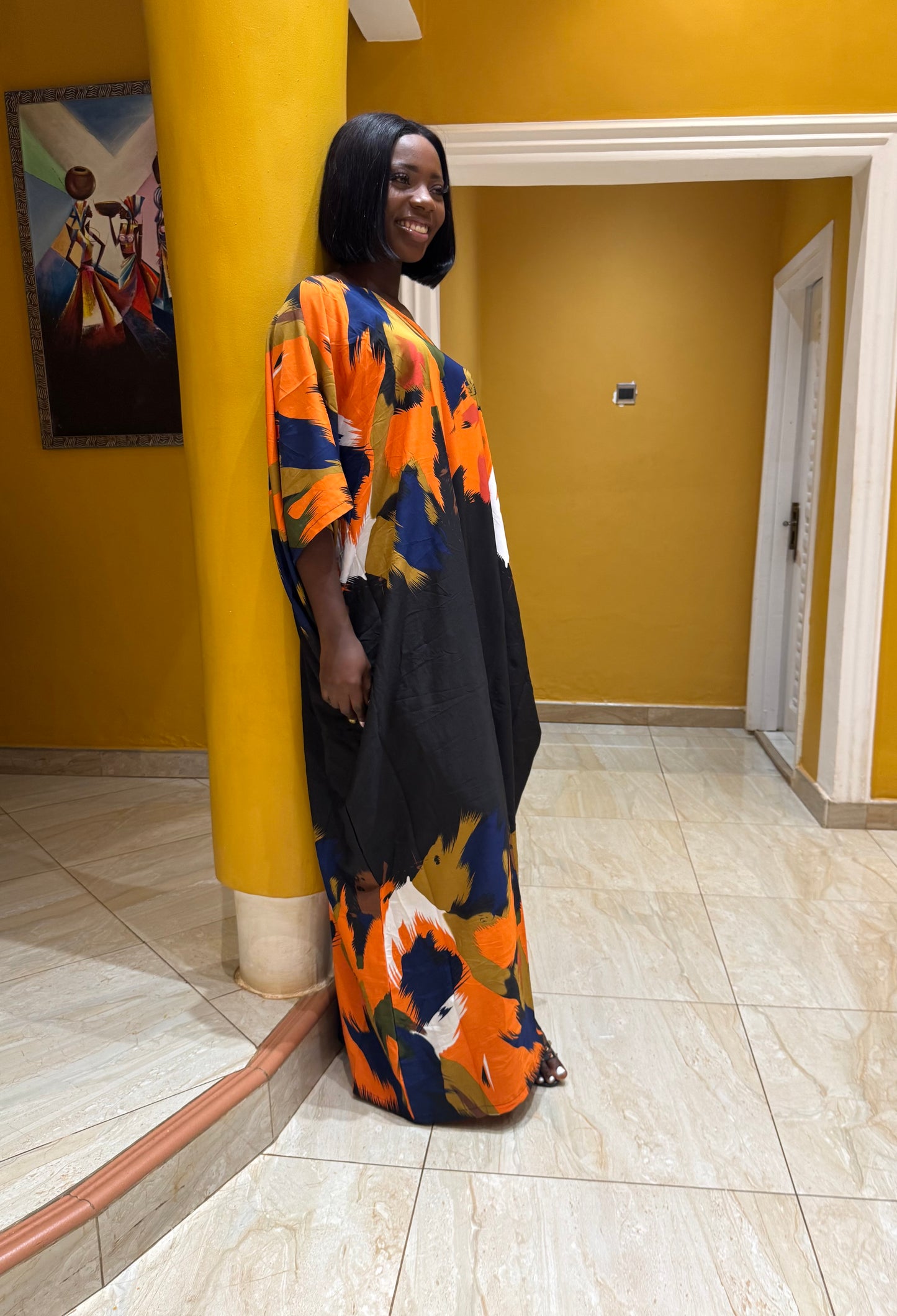 Afimi Bubu Kaftan with pockets