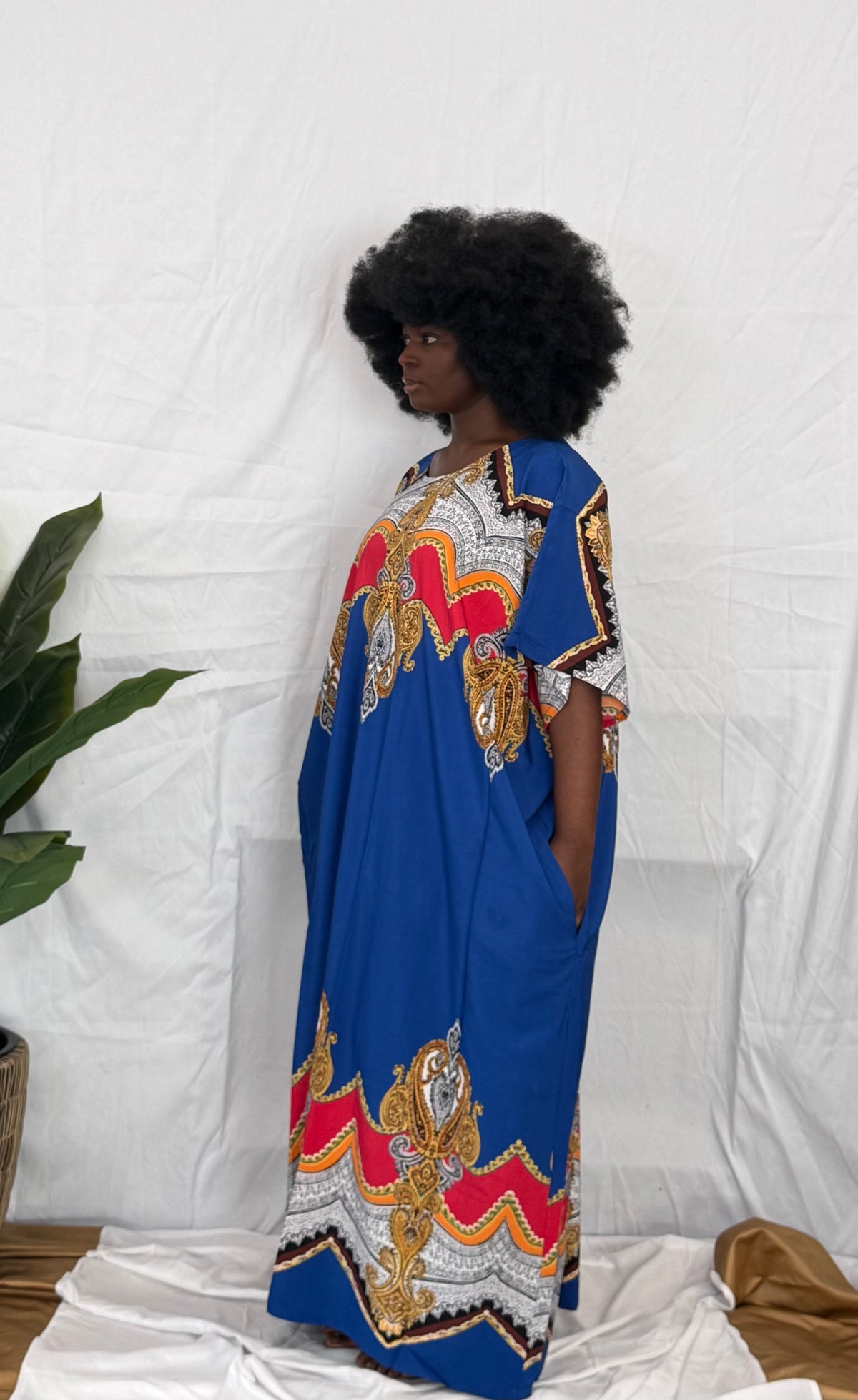 Chite Bubu Kaftan with pockets