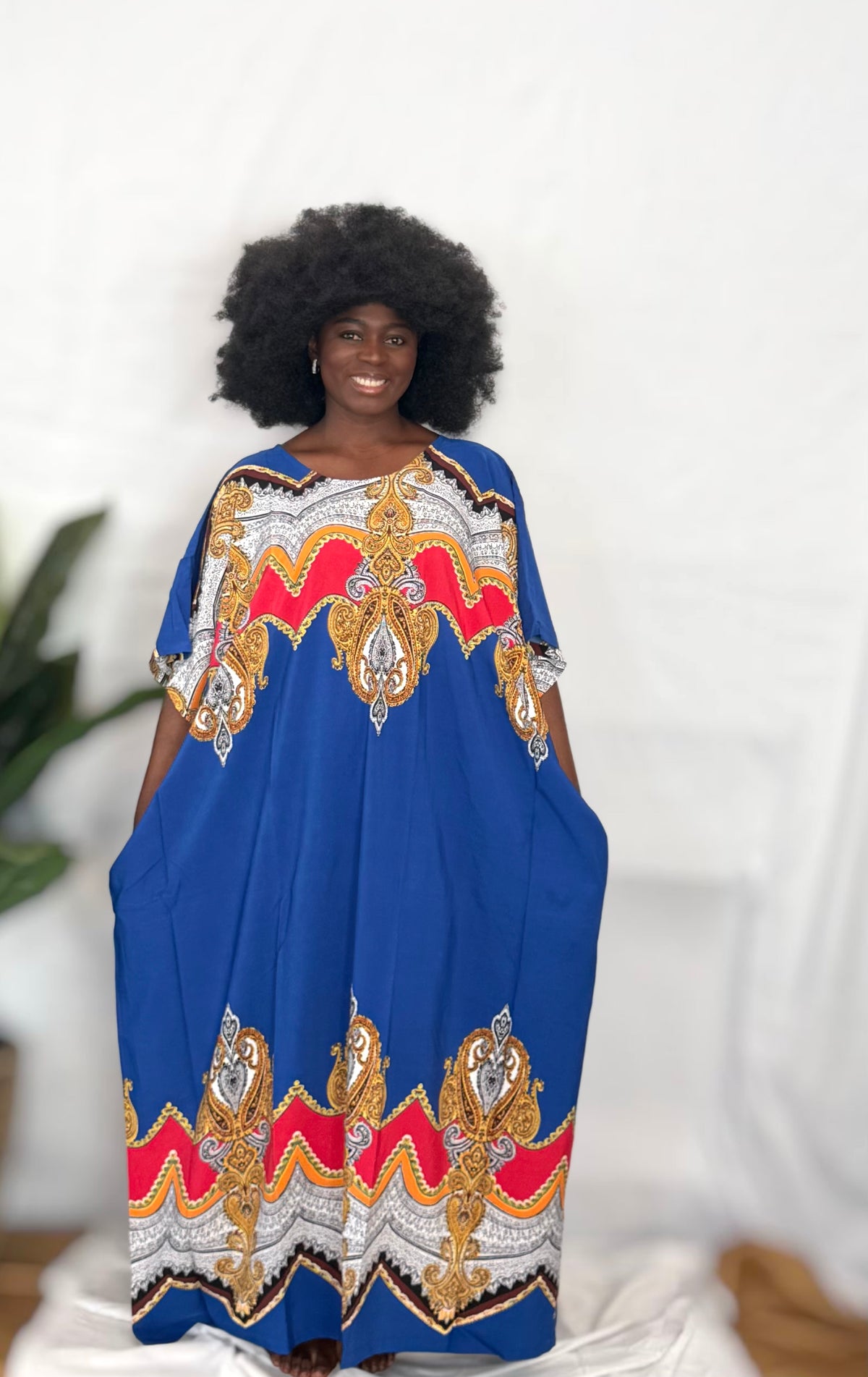 Chite Bubu Kaftan with pockets