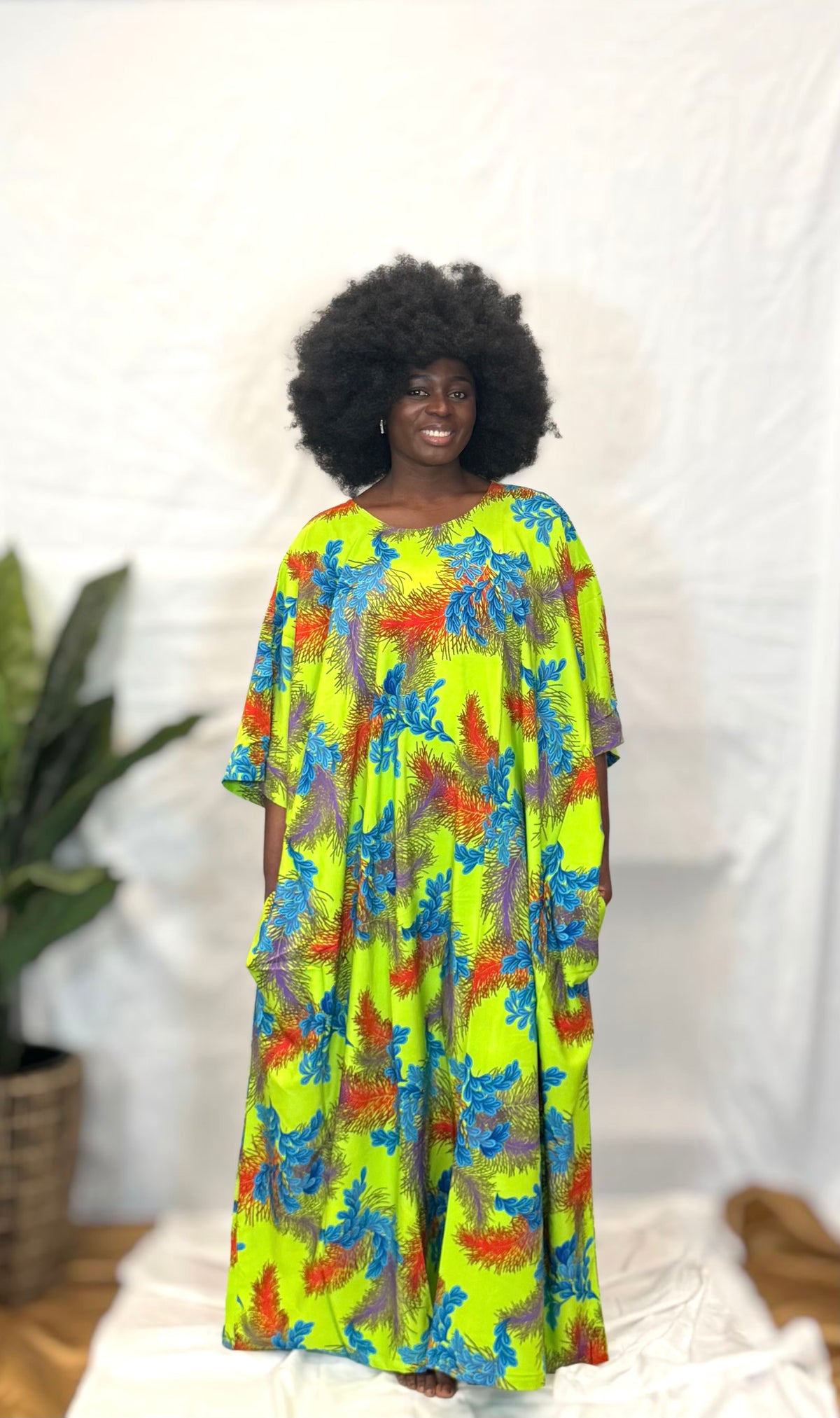Abinah Bubu Kaftan with pockets