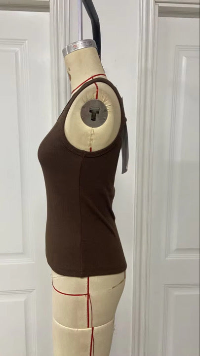 Gye Nyame Ribbed Tank Top