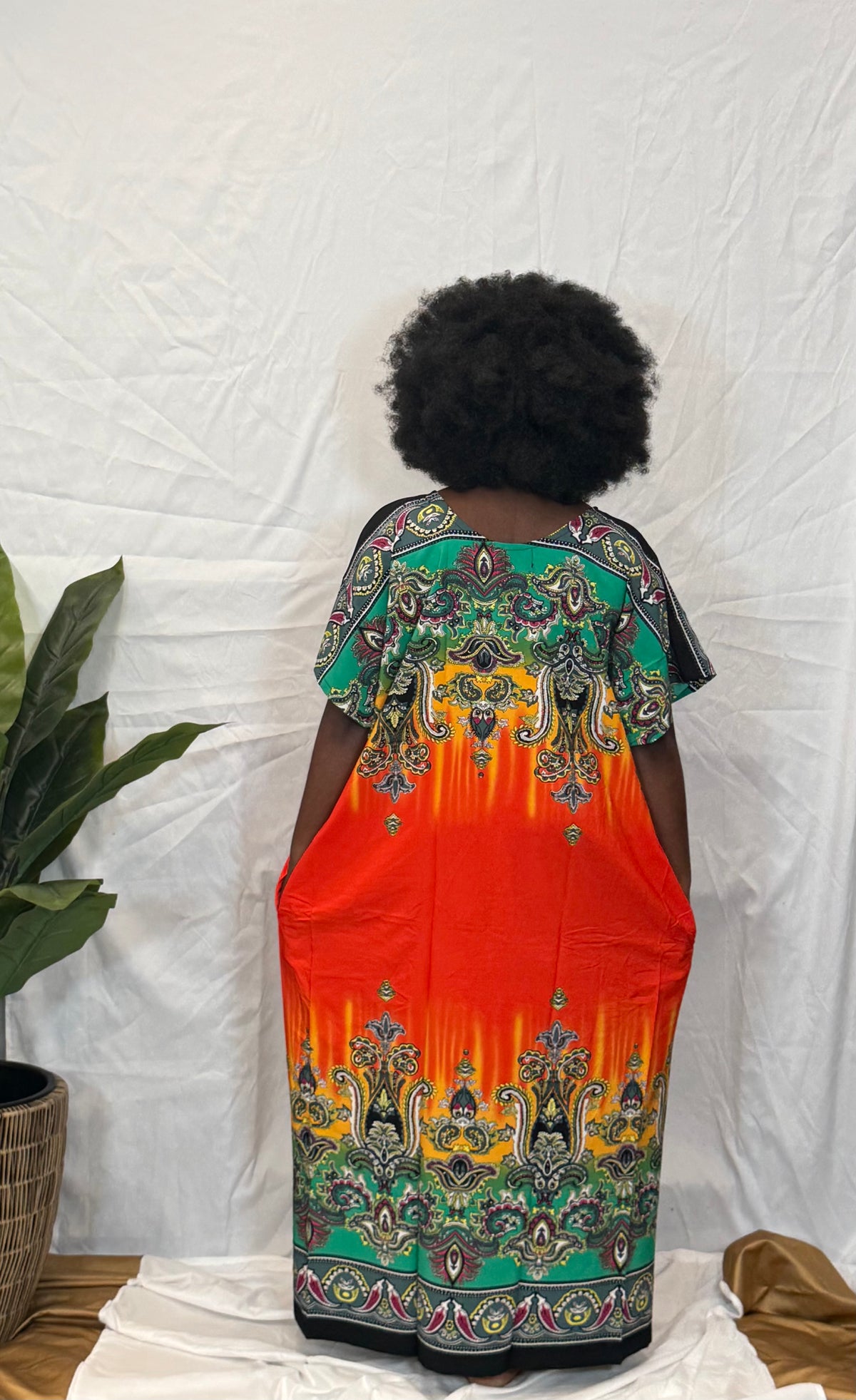 Adehye Bubu Kaftan with pockets