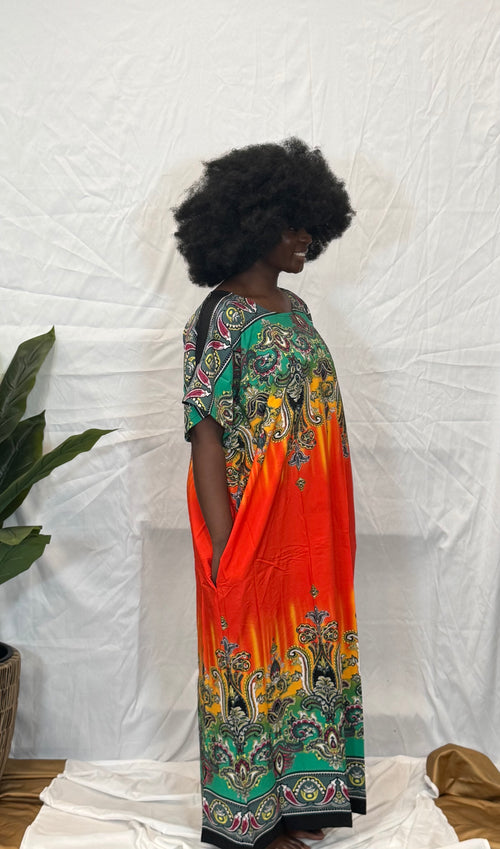Adehye Bubu Kaftan with pockets