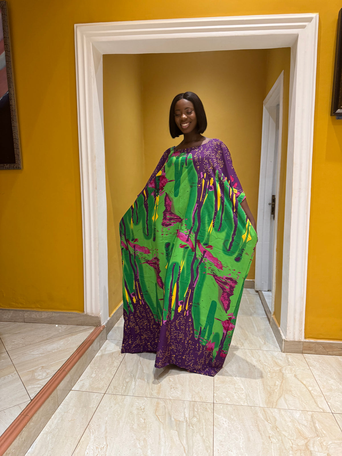 Neyemefe Bubu Kaftan with pockets