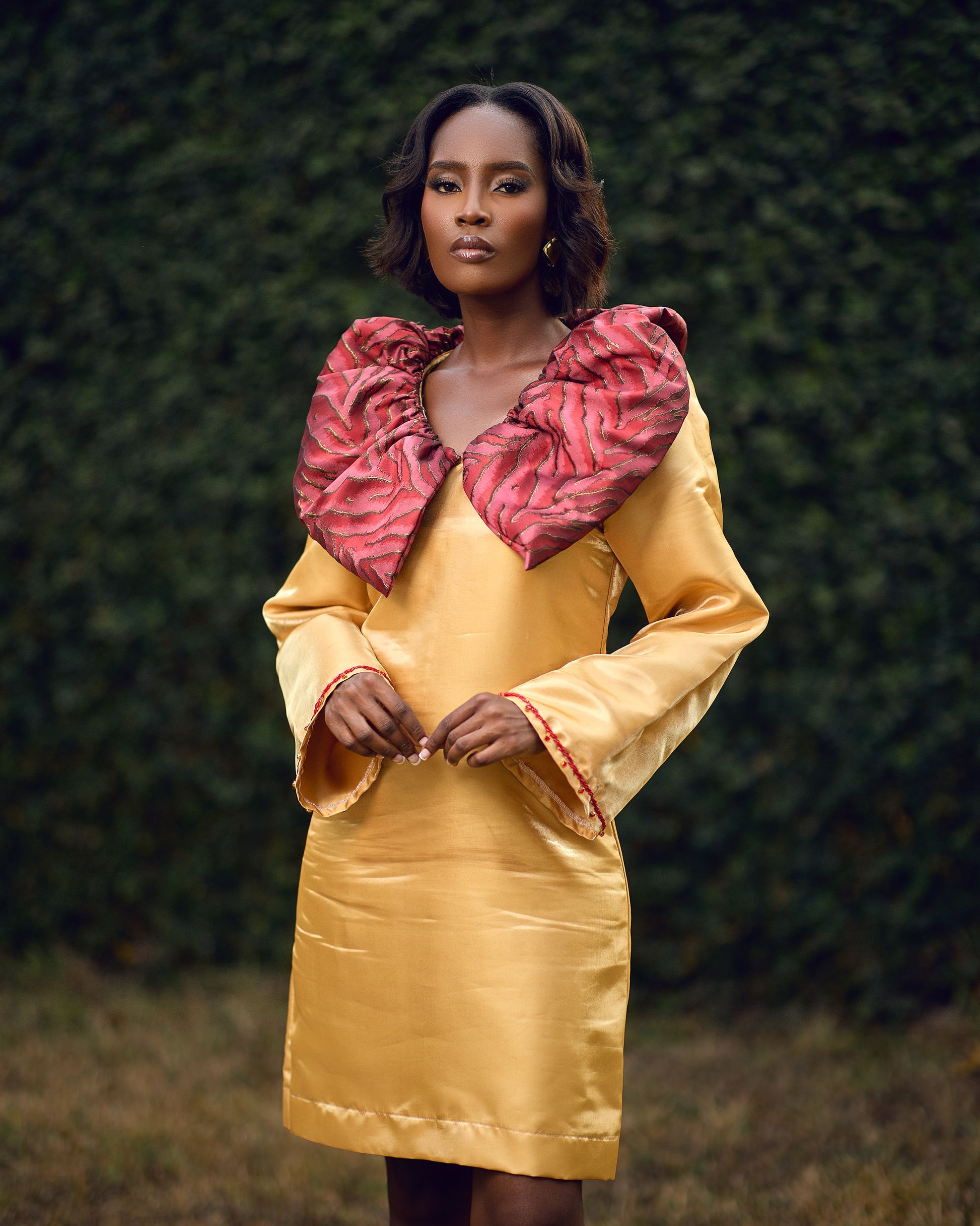 Philli Brocade Beaded Dress – Amania-Afrik