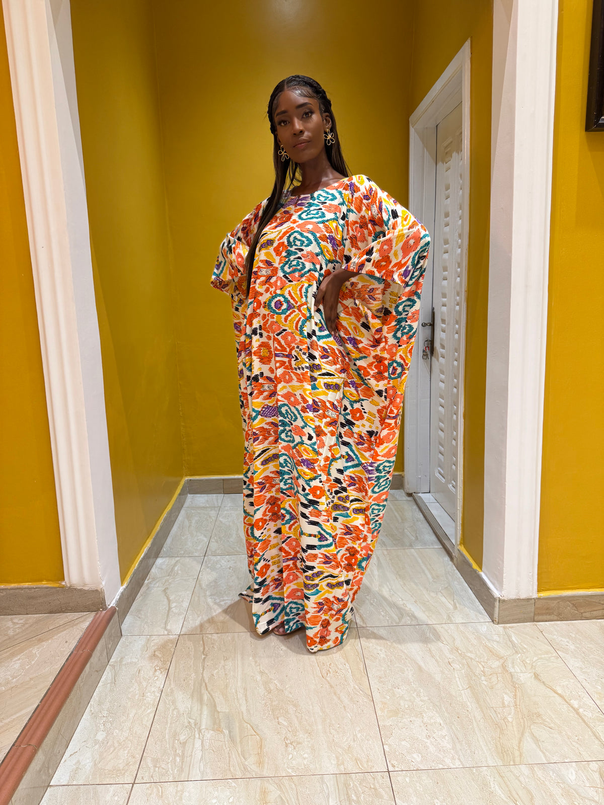 Dufiey Bubu Kaftan with pockets