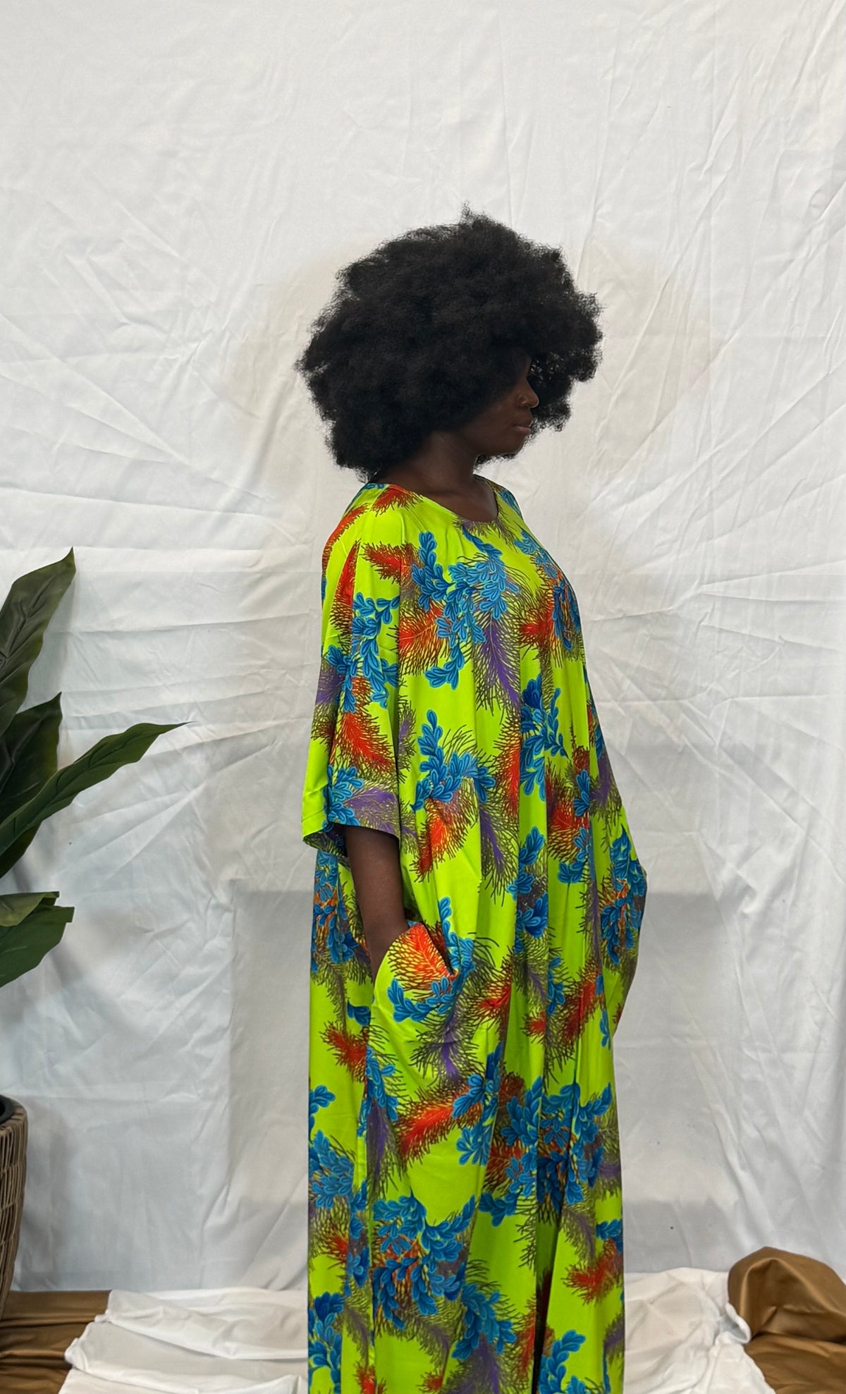 Abinah Bubu Kaftan with pockets