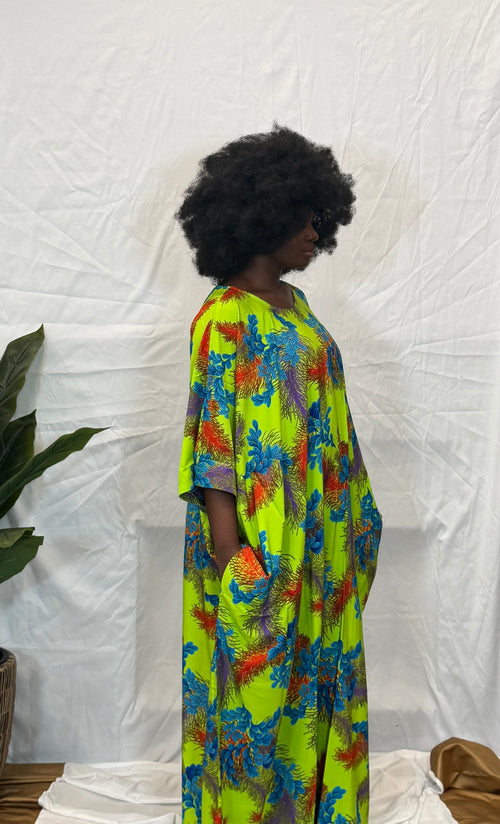 Abinah Bubu Kaftan with pockets