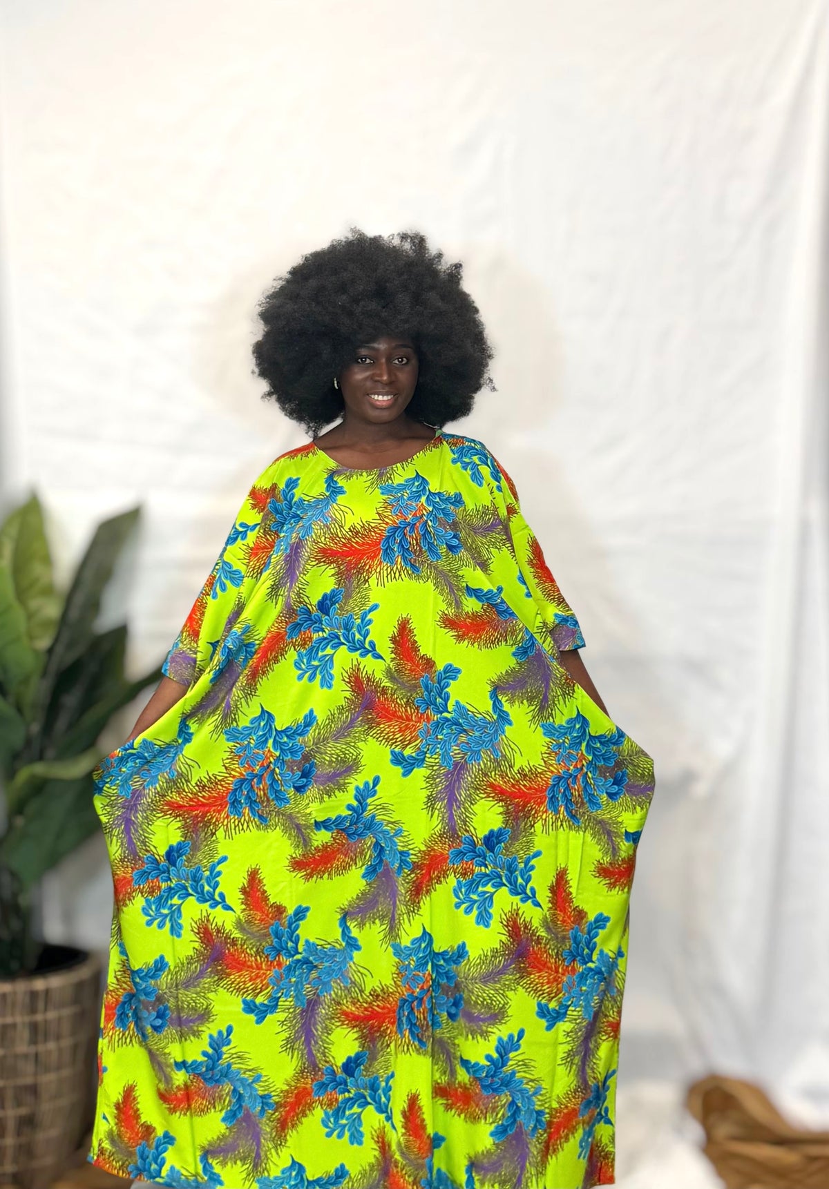 Abinah Bubu Kaftan with pockets