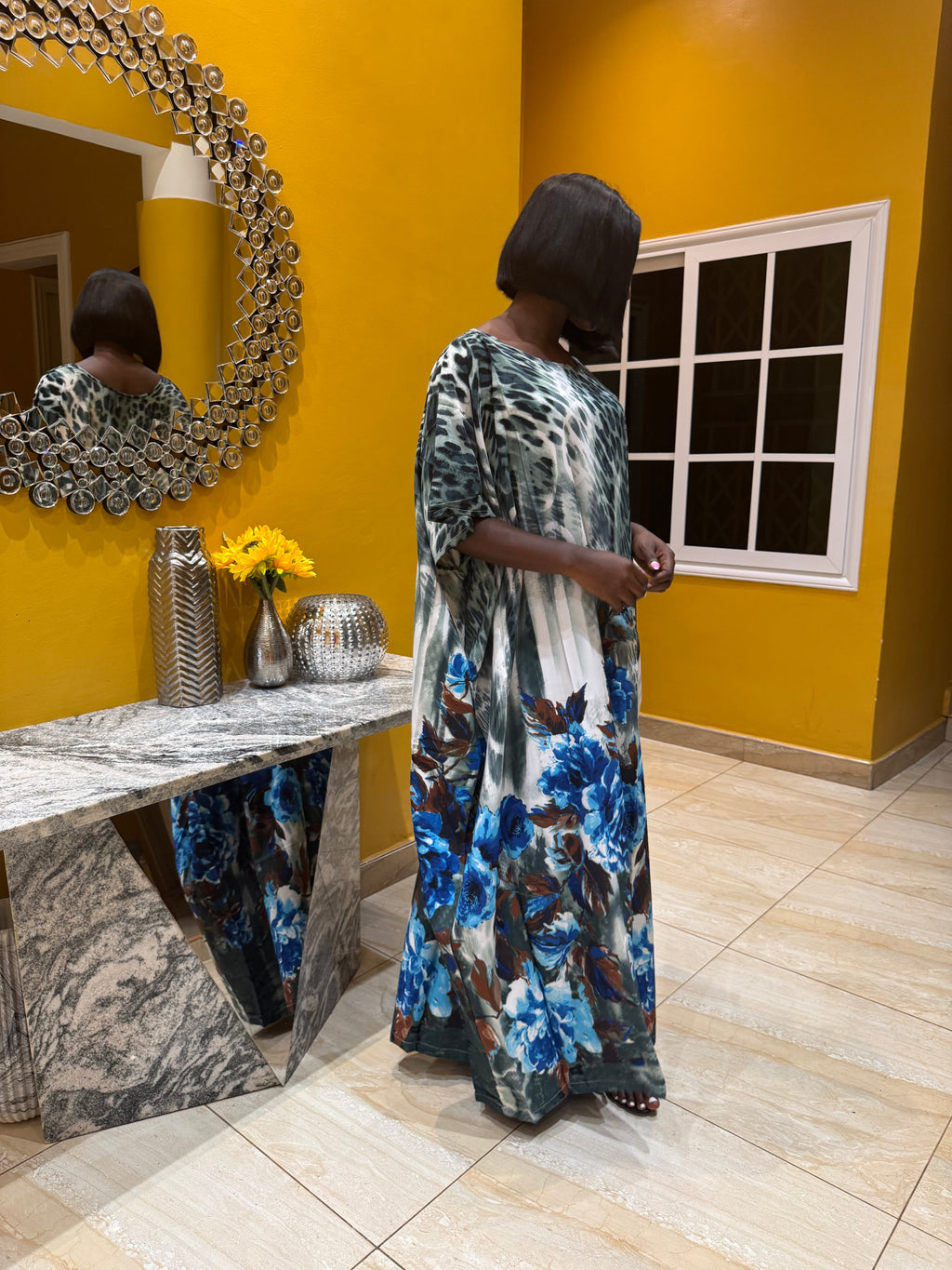 Ayeyey Bubu Kaftan with pockets