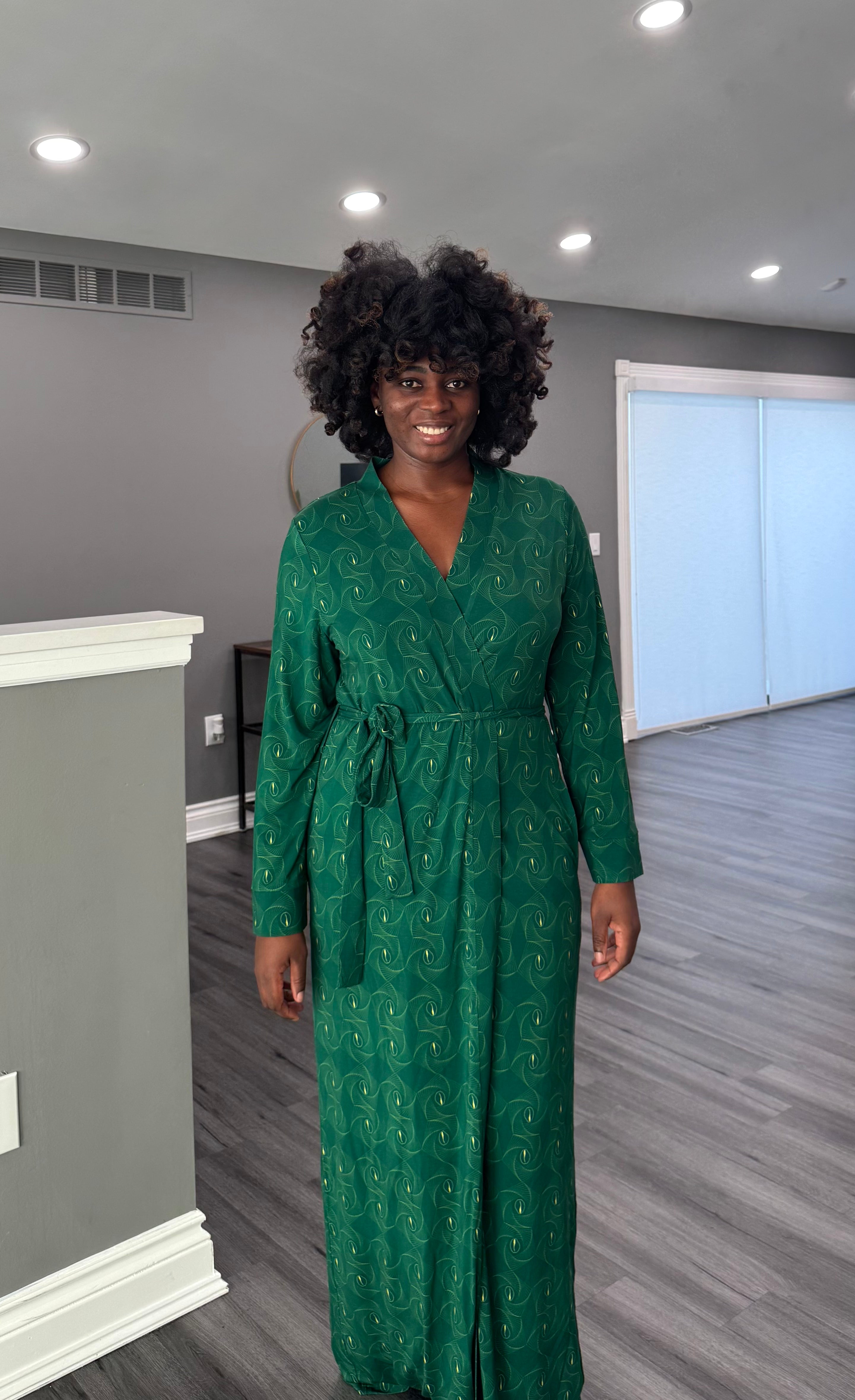 Layaa Bamboo luxury lounge Robe with two pockets