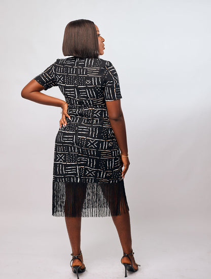 Women ready to wear african print dress