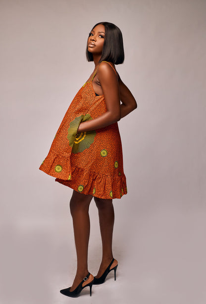 Women ready to wear african print dress