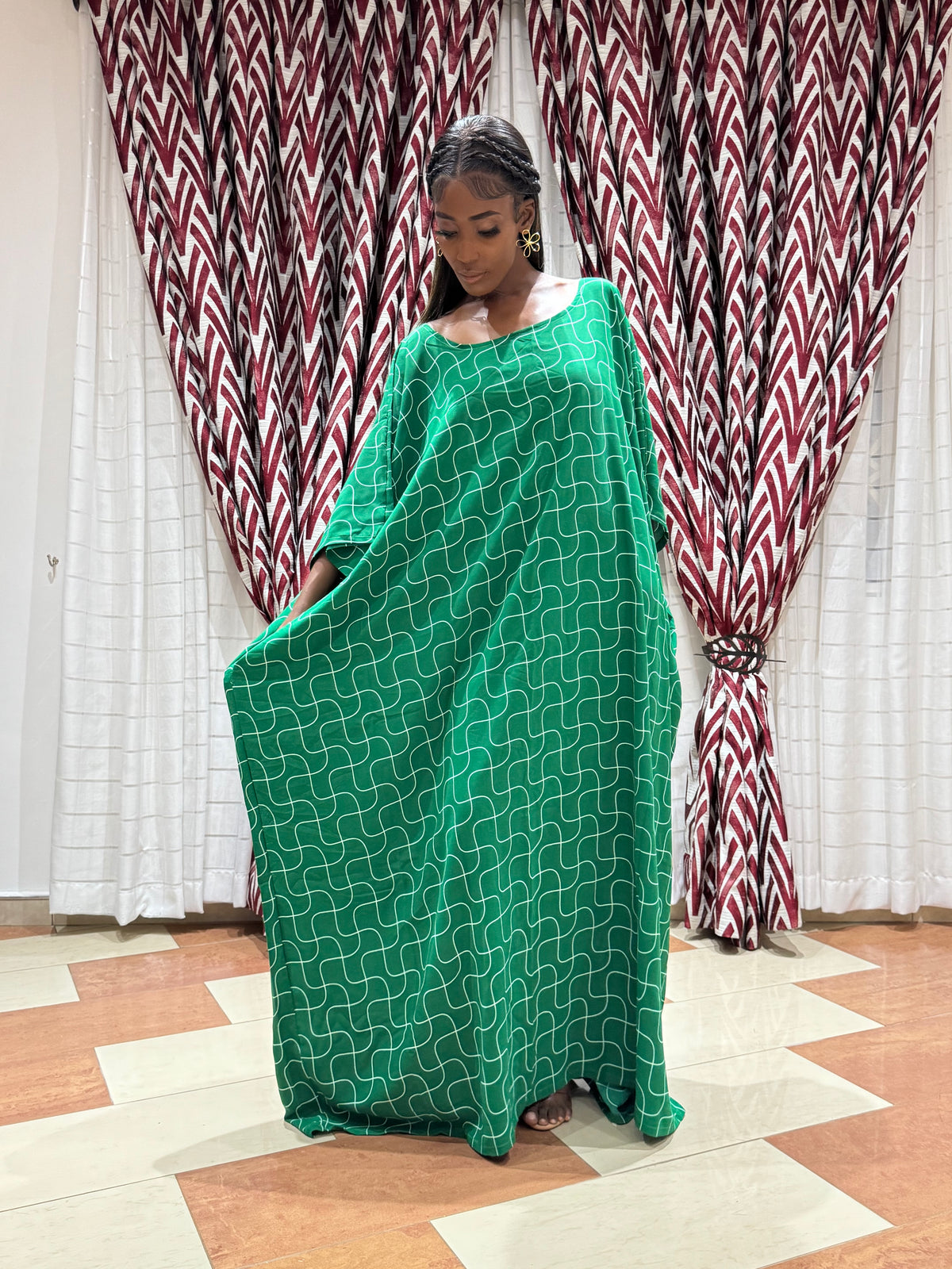 Poute Bubu Kaftan with pockets