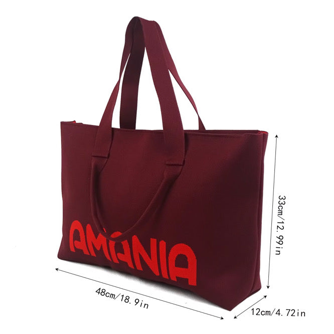 Serwaah Solid Large Tote Bag