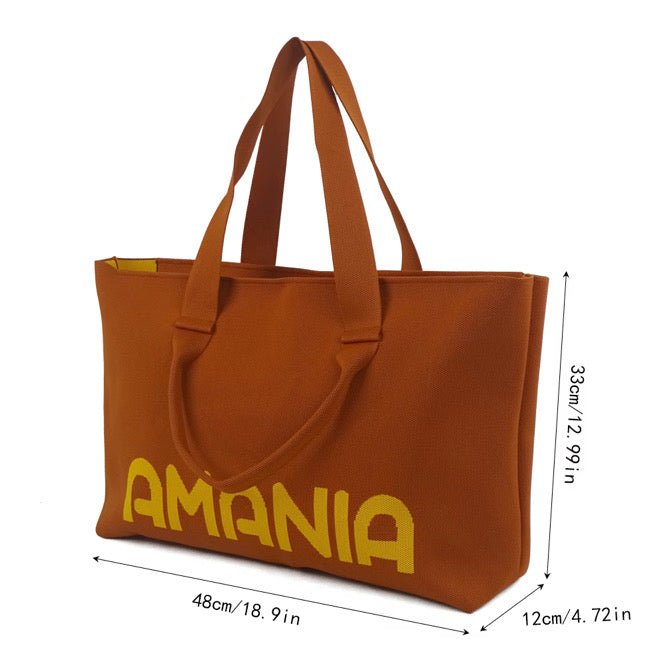 Nana Sewaa Solid Large Tote Bag