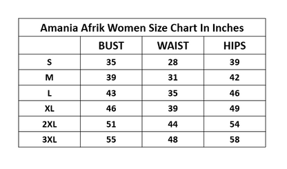 Body estampado africano Akuba