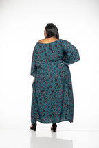 African colorful bubu worn by a woman