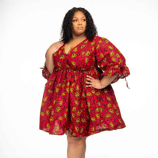Adisa African Print Dress