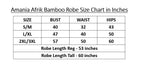 Nayaa Bamboo luxury lounge Robe with two pockets