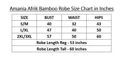 Nayaa Bamboo luxury lounge Robe with two pockets (Preorder)