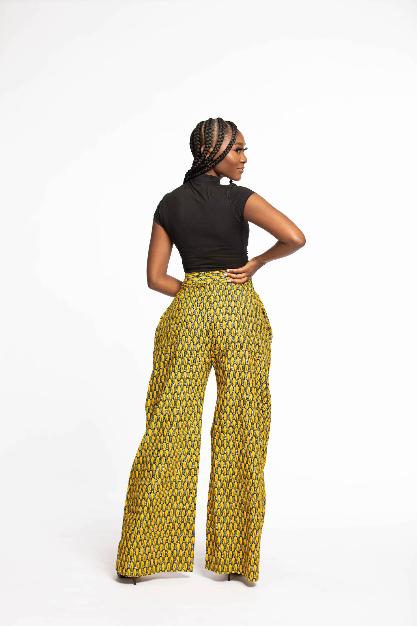 Pantalones con estampado africano Lamley