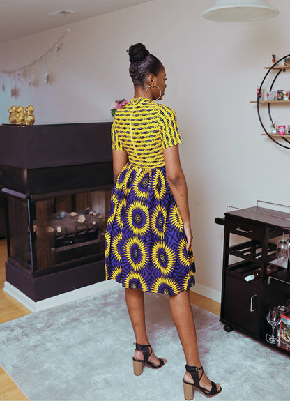 Women ready to wear african print dress