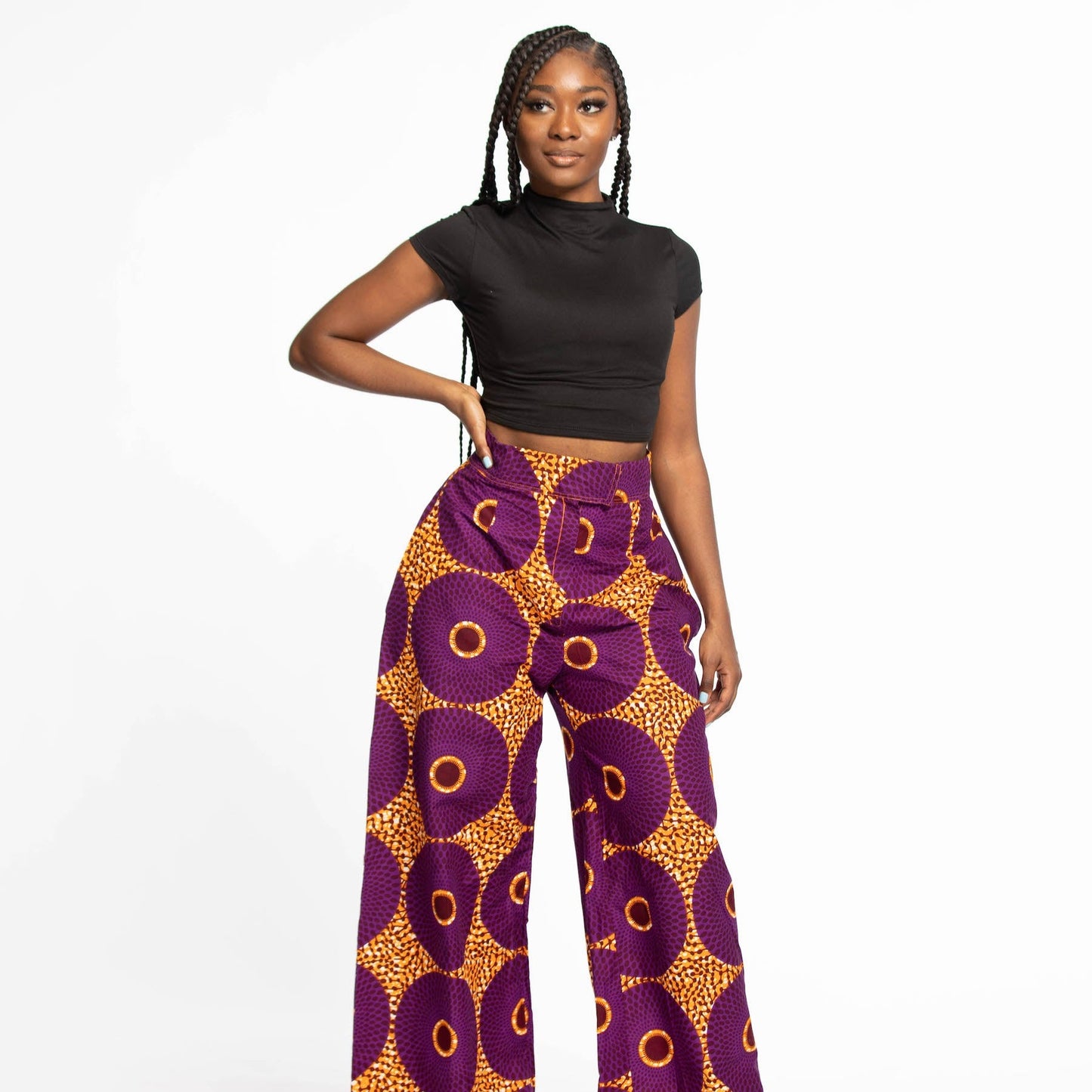 Celina African print pants