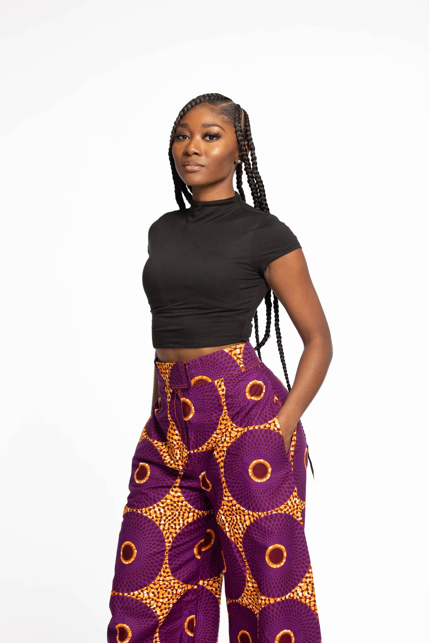 Celina African print pants