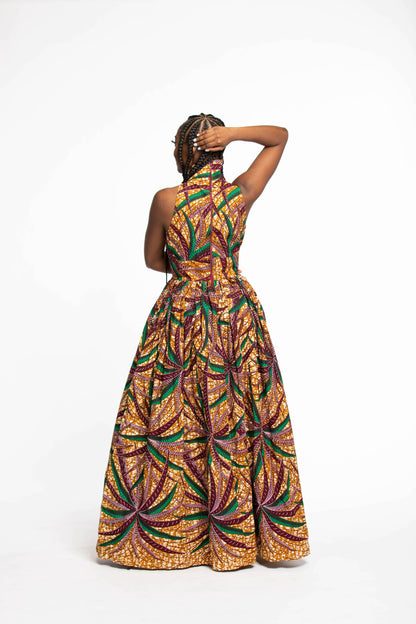 Women ready to wear african print dress