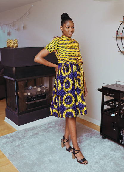 Women ready to wear african print dress