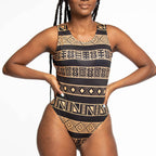 Yaa Tank African Print Stretchy Bodysuit