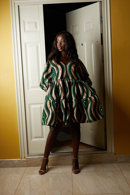 Women ready to wear african print dress