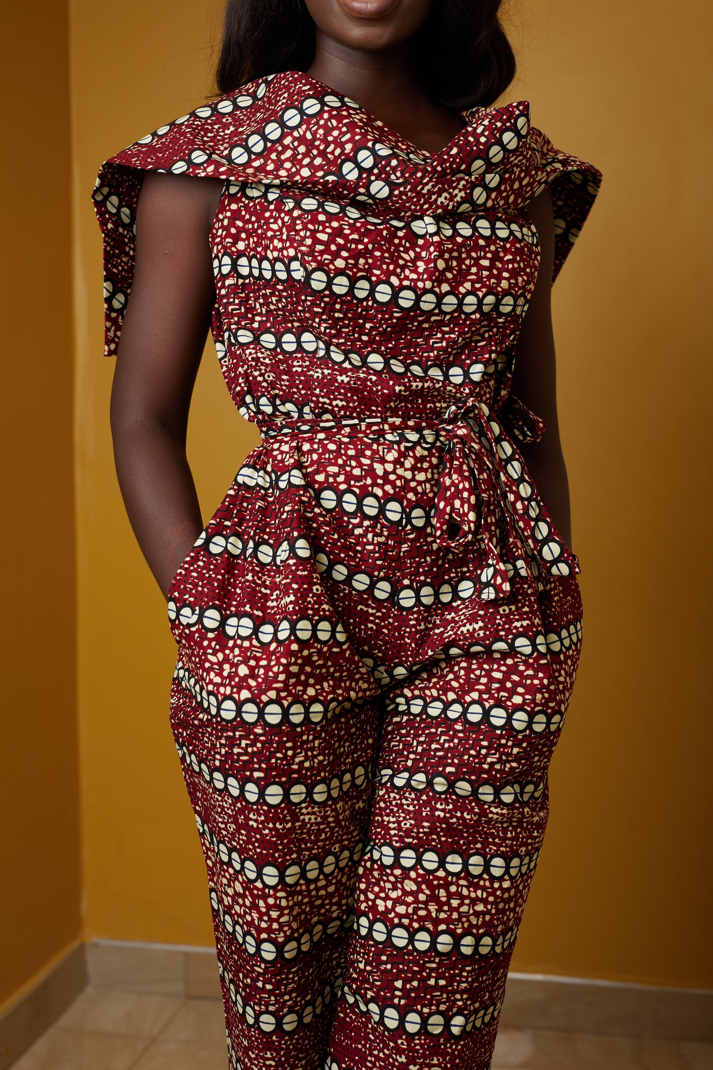 Sunnyi African Print Jumpsuit