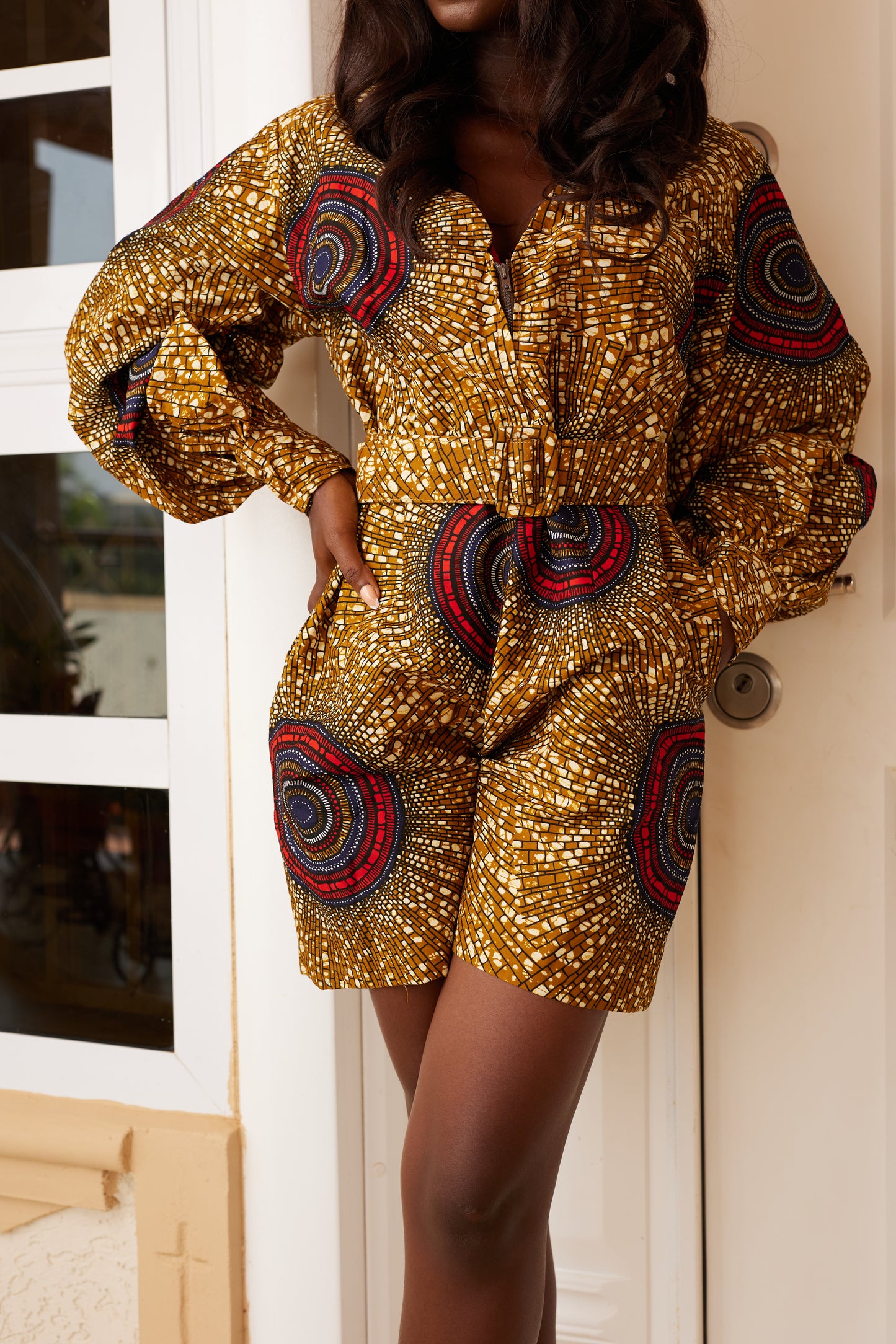 Jayde II African Print Jumpsuit
