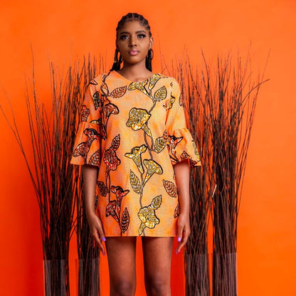 Women ready to wear african print dress