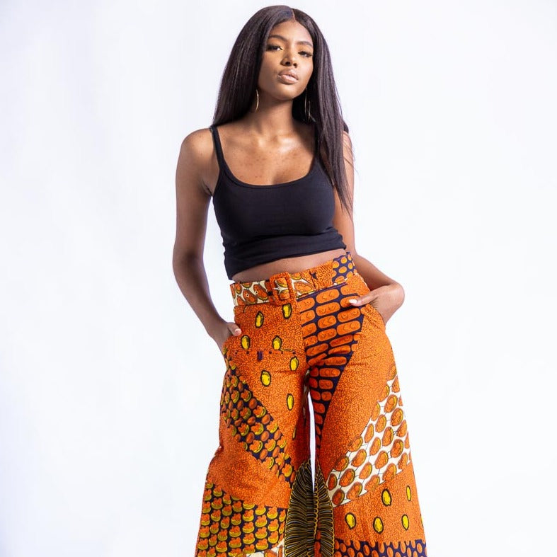Amani African Print Pants