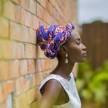 Gorgeous African Print headwrap for purchase online