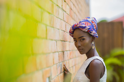 Gorgeous African Print headwrap for purchase online