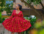 Women ready to wear african print dress